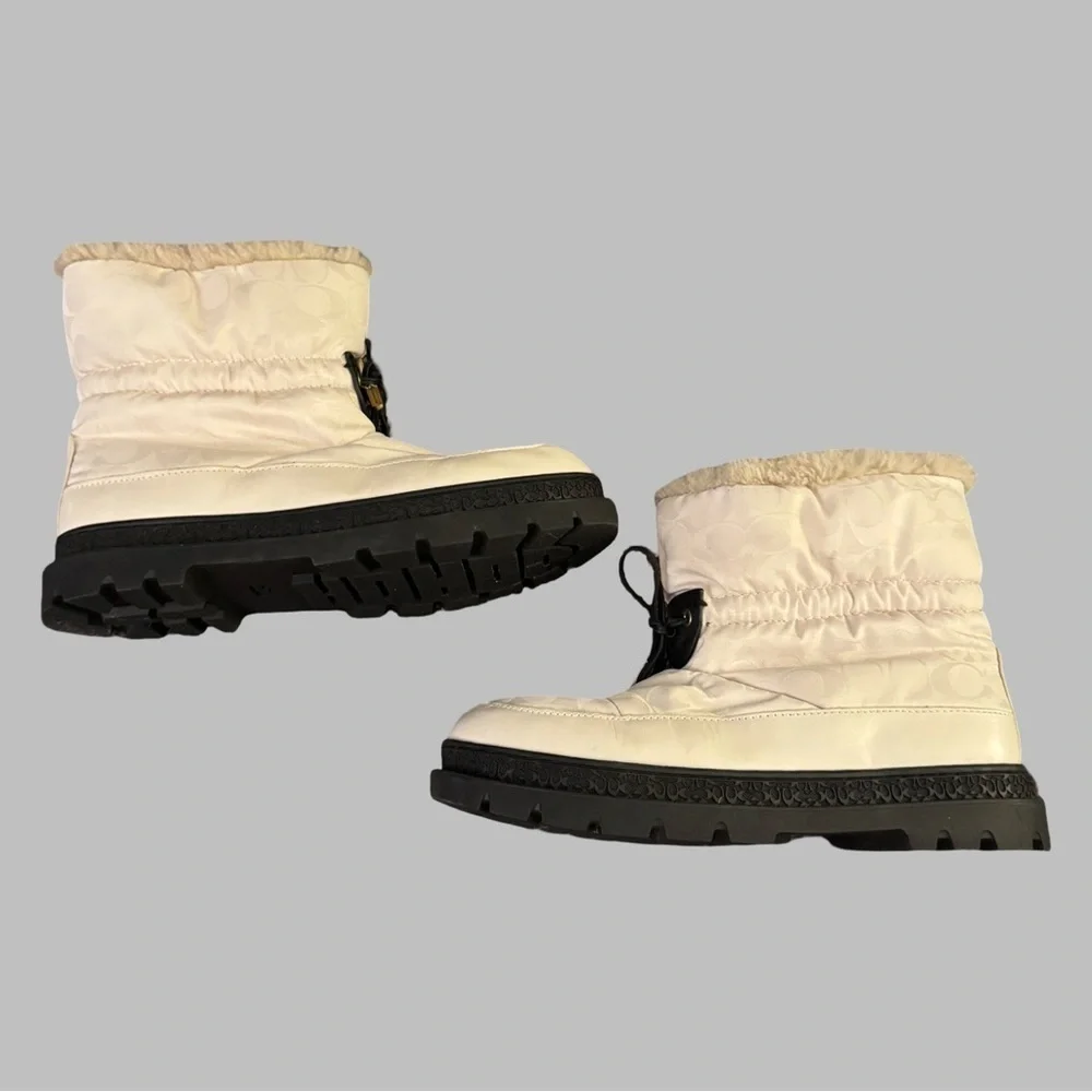 COACH Women’s Kailee Nylon Winter Boots